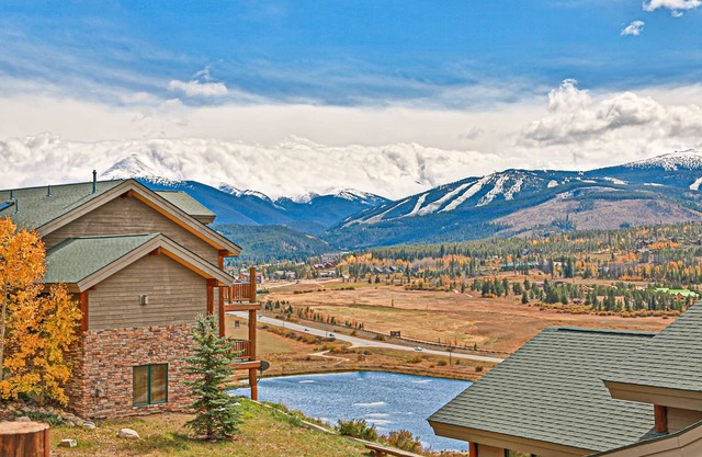 Dog-Friendly, Mountain View Townhome w/Private Hot Tub, Fireplace & Laundry