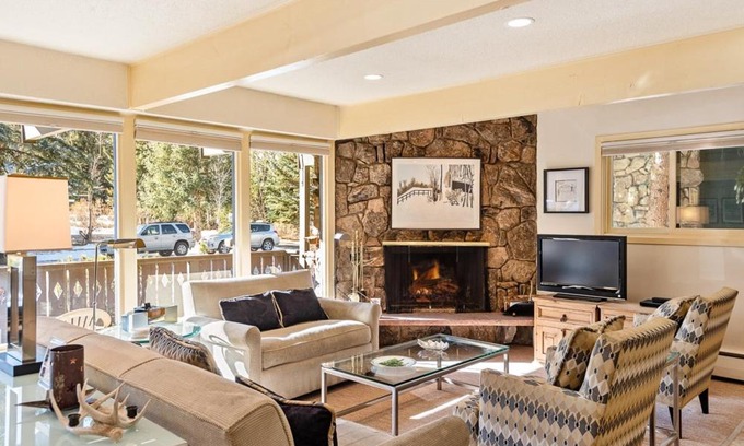 Aspen House | 118 E. Bleeker Street Lower Level, Large Lower-Level Condo in Duplex with Private Deck