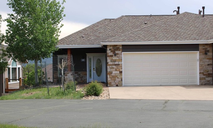 Stanley Hills Condo | A beautiful mountain getaway with hot tub, large deck, and mountain/lake views!