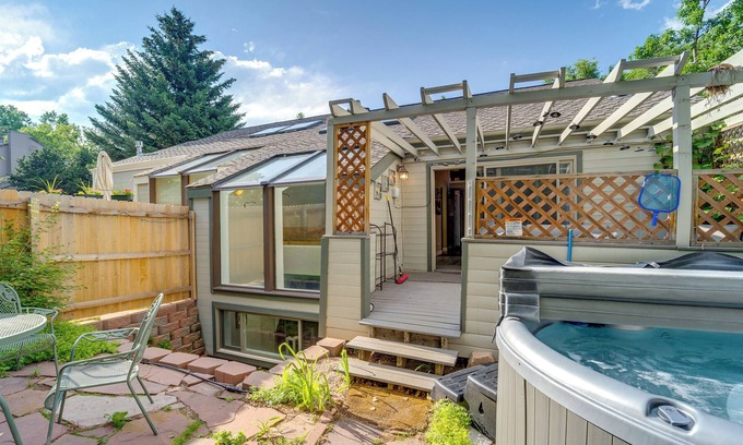 Wonderland Hills House | Boulder Vacation Rental w/ Deck & Private Hot Tub!