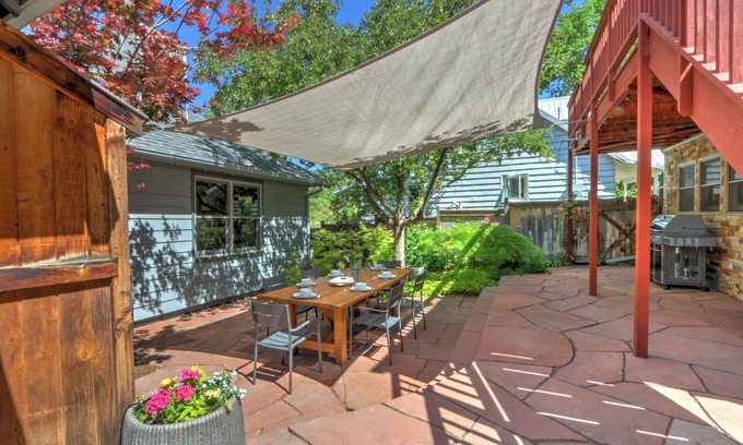 Glenwood Springs House | Charming Downtown Home w/Mountain Views & Media Room, Near Hot Springs!
