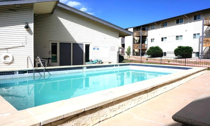 Northeast Colorado Springs Apartment | Cozy 2 bedroom 1 bathroom home with Pool - family/chidren friendly
