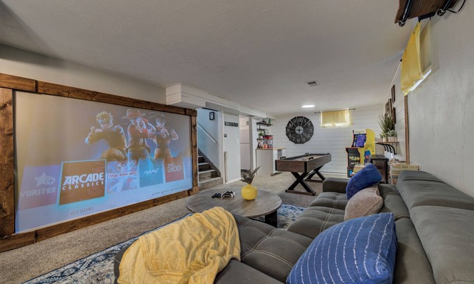 Central Colorado Springs House | Cozy Downtown Retreat: Hot Tub, Theater, Shuffleboard, Mini Golf, Games, Dogs OK