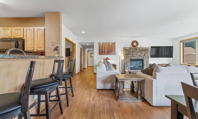 Mountain House Condo | Ideally Located, Spacious Condo w/Mountain Views from 2 Private Balconies!