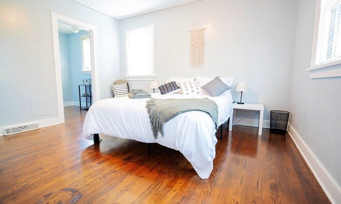 Congress Park Apartment | Loftium | Delightful Guest Suite in Congress Park!