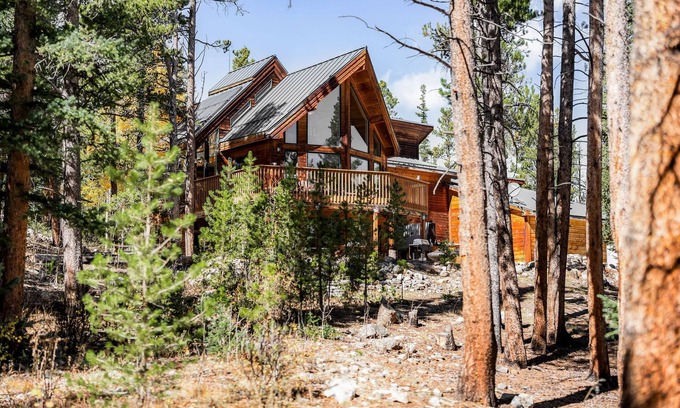 Valley of the Sun Cabin | Moose Hill Cabin 🏔 Hot Tub - Private - 6 Acres - 23 Miles to Breck!