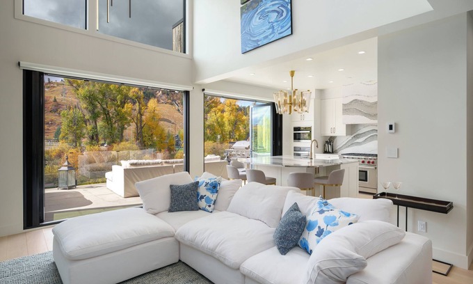 Old Town Condo | New Listing! Yampa Lux Living - Gorgeous Property ON the River Downtown - Howelsen Hill Views!