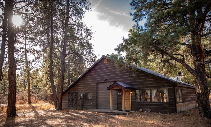Pagosa Springs Cabin | New Rental! Romance studio on 20 acres, yet close to town