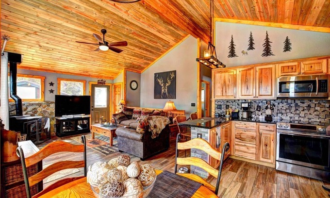 Valley of the Sun Cabin | RidgeviewReverie-modern mountain retreat with HOT TUB near Fairplay/Breckenridge