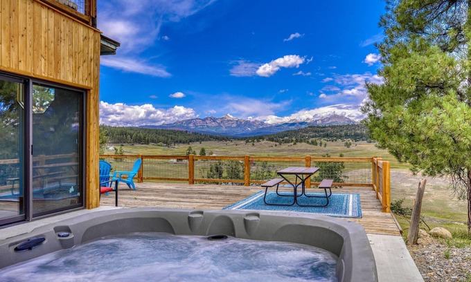 Pagosa Springs House | See Fall's Changing Colors! Swiss Summit Pagosa: Newly Remodeled Chalet with Hot Tub, Stunning Views