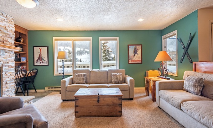 Copper Mountain Village Condo | Ski-in/Walk-out condo, free wifi, underground parking.