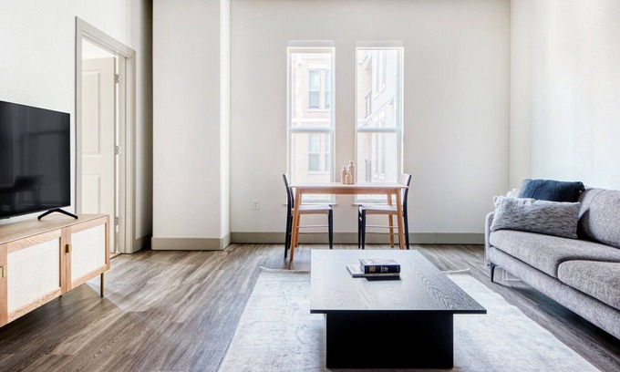 Ballpark Apartment | Sleek LoDo 1BR w/ Gym, Pool, W/D, 1 block to Coors Field, by Blueground