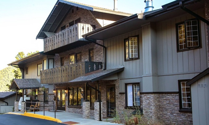 Estes Park Condo | Suite with Two person Jetted tub, Private Patio with Grill and River View.