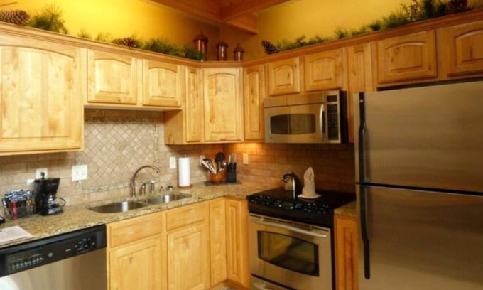 Stanley Hills Condo | Unique, cozy, mountain condo, relax on patio and outdoor hot tub!