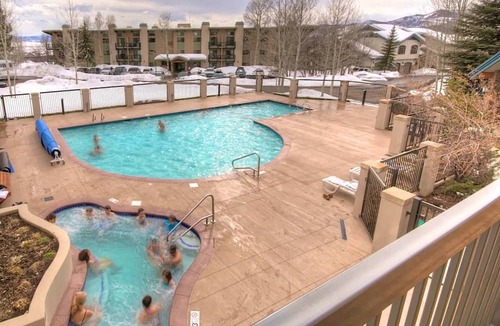 Steamboat Springs Condo | True Ski In/Out+HotTub-Pool-Gym-FreeShuttle-Wood Fireplace-Private Grill/Patio/Ski Locker-JustListed
